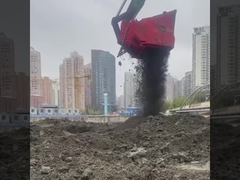 ντεκολιστής κουβάς πεδίο πετρώματα εισαγωγή υδραυλικού κινητήρα υψηλής συχνότητας δονήσεων ντεκολιστής κουβάς