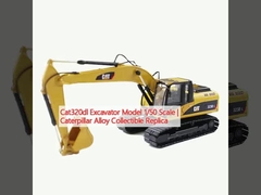 Cat320dl Εκσκαφέας μοντέλο κλίμακα 1/50 Caterpillar Alloy Συλλεκτικό αντίγραφο