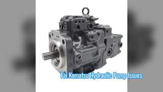 Λύση αντικατάστασης υδραυλικής αντλίας Komatsu PC55