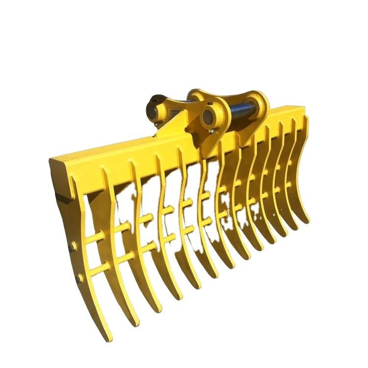 Προσαρμόσιμο Excavator Rake Bucket Κλίση Rake Bucket για οποιοδήποτε μοντέλο Excavator Εγκατάσταση