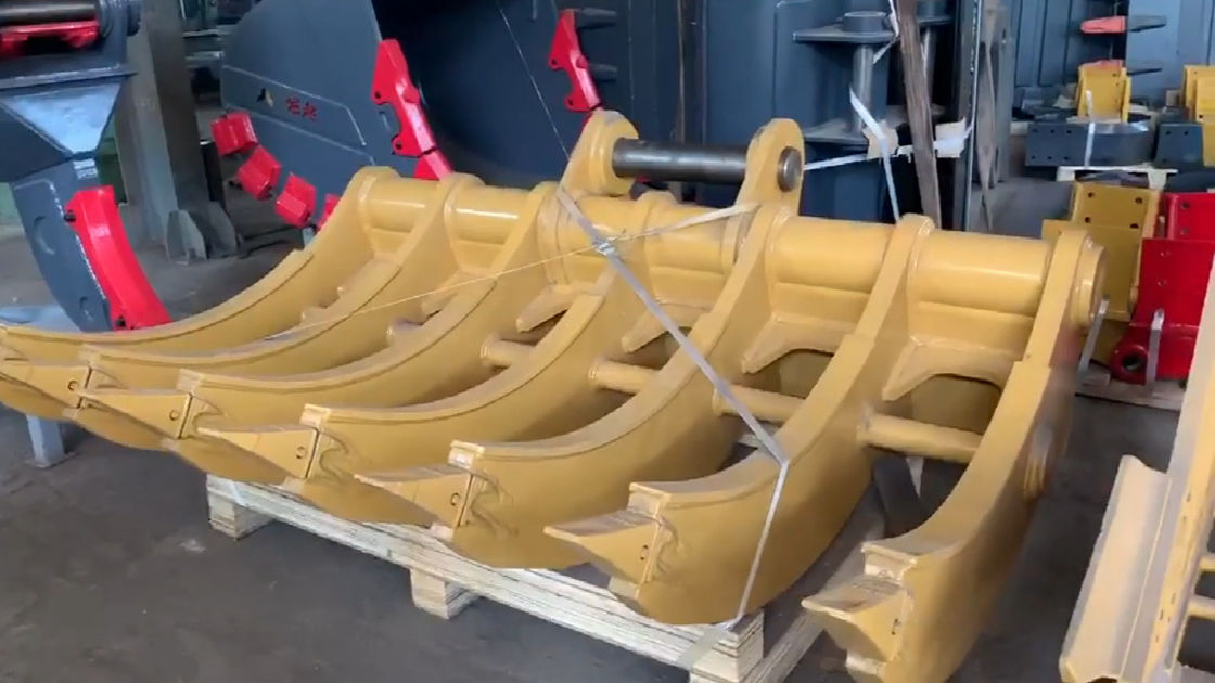Προσαρμόσιμο Excavator Rake Bucket Κλίση Rake Bucket για οποιοδήποτε μοντέλο Excavator Εγκατάσταση