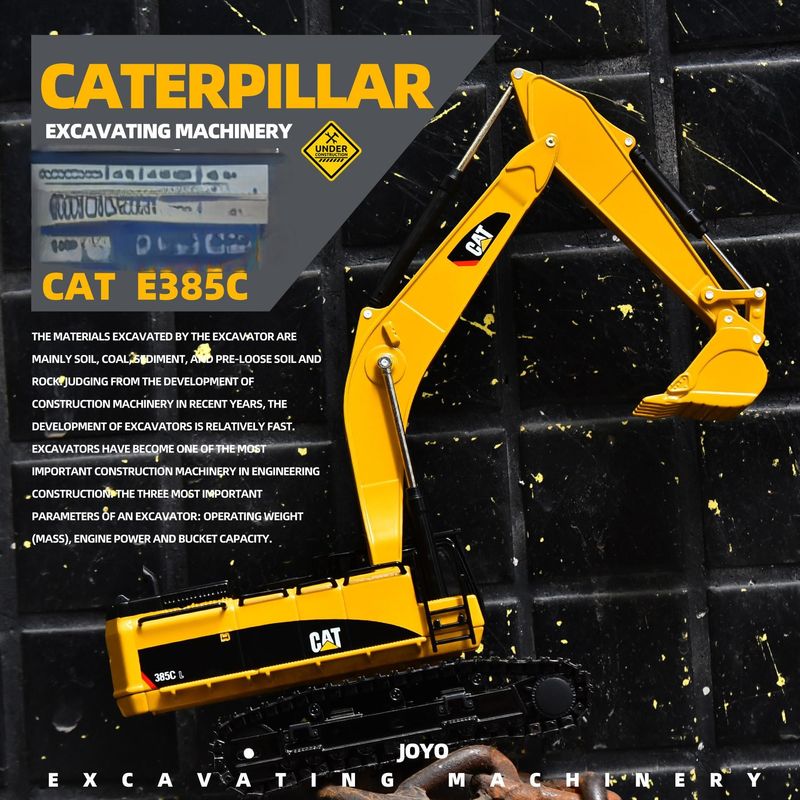 Κάρτερ CAT385C μοντέλο εκσκαφέα κράμα μεταλλικού εδάφους μηχανική πρωτότυπη προσομοίωση χειροκίνητα στολίδια αυτοκινήτων