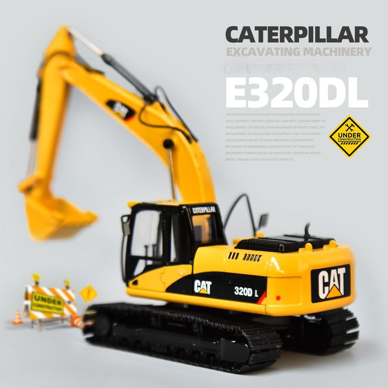 Carter CAT320DL εκσκαφέας πρωτότυπο μοντέλο κράμα προσομοίωση μηχανική διακόσμηση οχήματος συλλογή χειροποίητο στολίδια