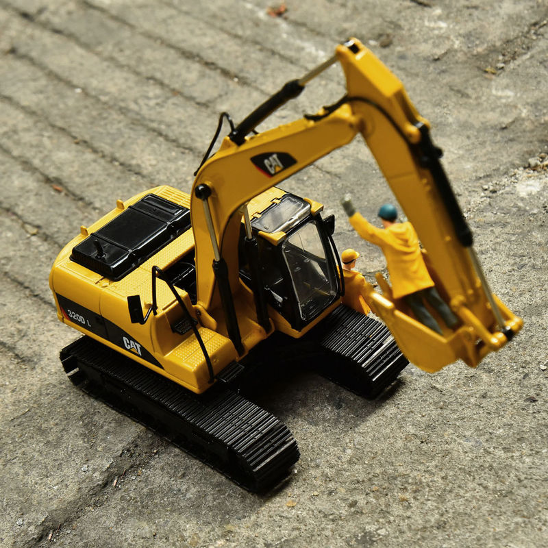 Carter CAT320DL εκσκαφέας πρωτότυπο μοντέλο κράμα προσομοίωση μηχανική διακόσμηση οχήματος συλλογή χειροποίητο στολίδια