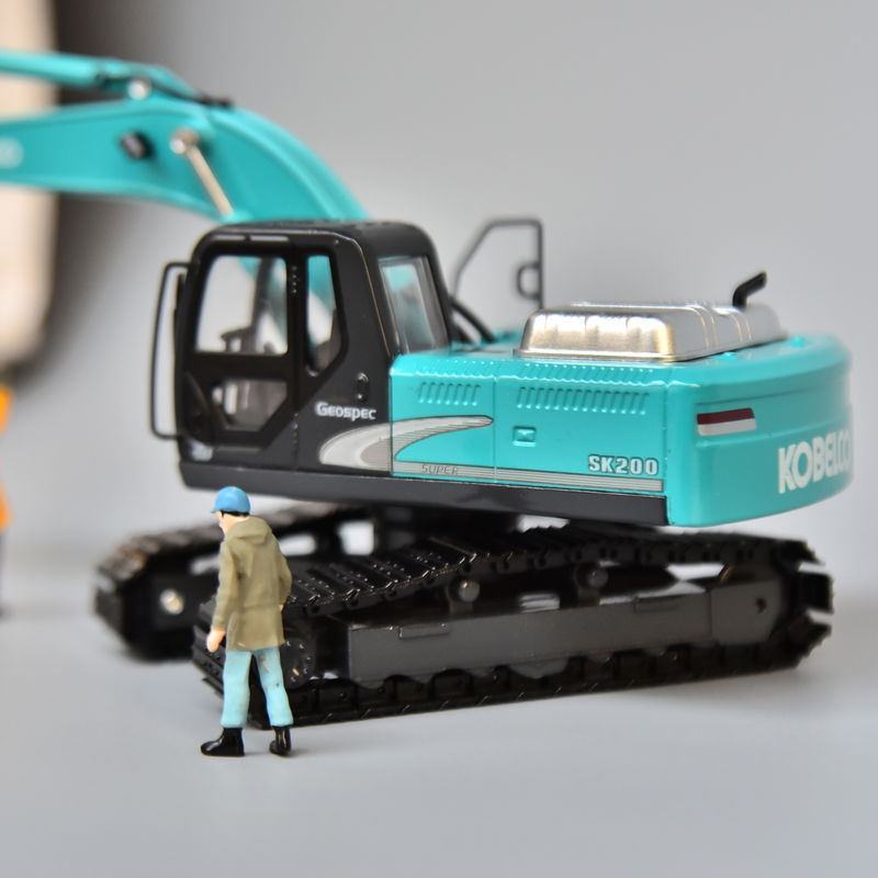 Εκσκαφέας μοντέλο KOBELCO πρωτότυπη προσομοίωση μεταλλικού κράματος αυτοκίνητο Shinko SK200 διακόσμηση μη παιχνίδια