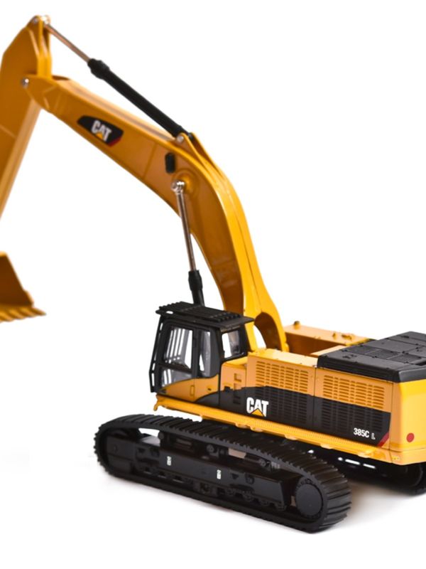 DM Carter CAT385C alloy excavator model engineering machinery car simulation metal decoration ornaments ορμητικά με μεταλλικό χρώμα