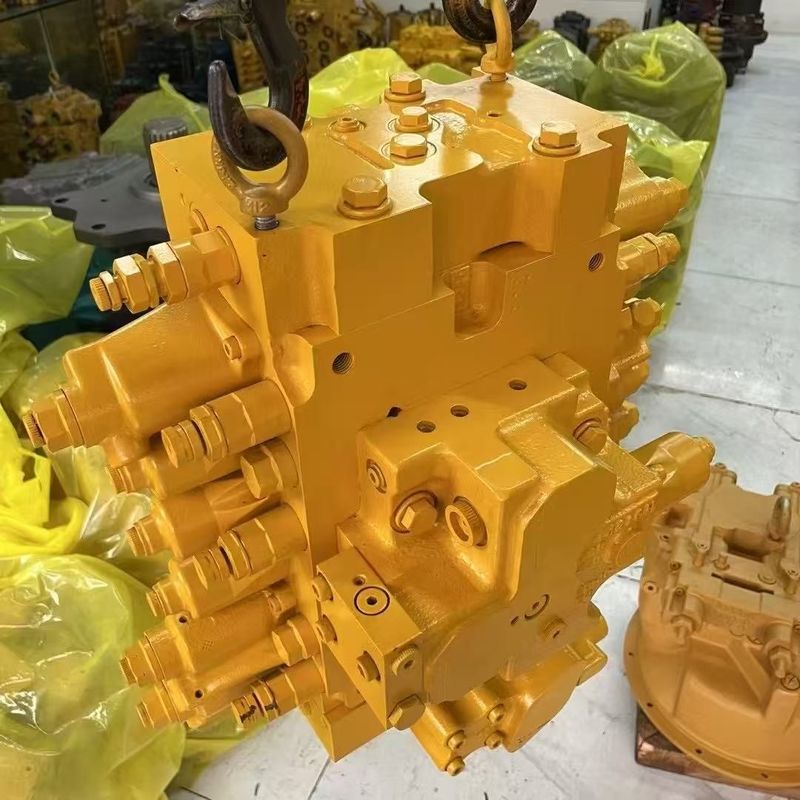 Υψηλής ποιότητας Komatsu PC200-7 εξορυκτής κίτρινη τελική κύρια βαλβίδα ελέγχου υδραυλικά εξαρτήματα