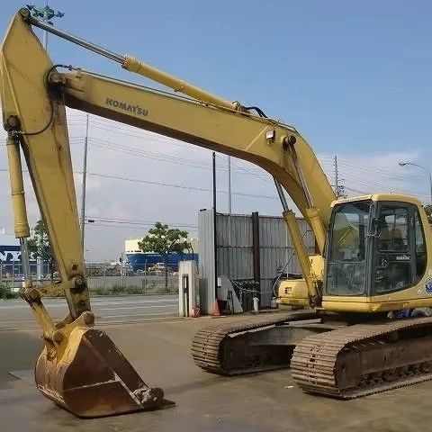 Χρησιμοποιούμενος εξορυκτής Komatsu PC200-6 με ανακαινισμένο κινητήρα Cummins για την εξόρυξη κατασκευών
