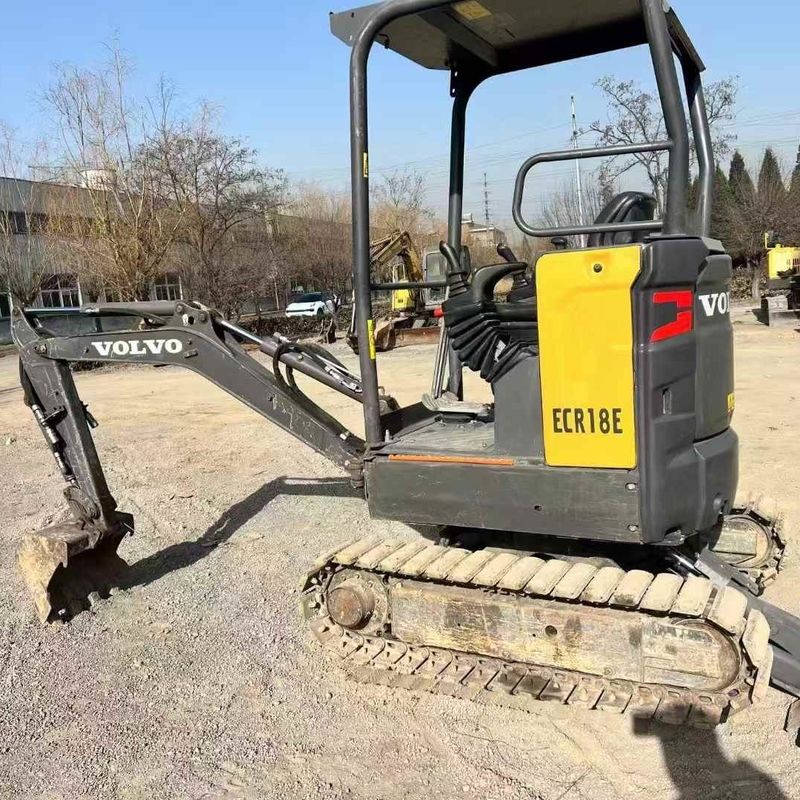 Χρησιμοποιούμενος εξορυκτής Volvo EC18 Mini Excavator 2020 920Hrs Γαλλική εισαγωγή υδραυλικός κουβάς σφυριού