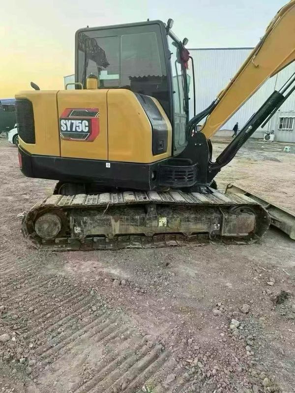 Χρησιμοποιούμενος 2023 SANY SY60 Mini Excavator 500 ώρες εργασίας Πλήρης συντήρηση για τοπίο