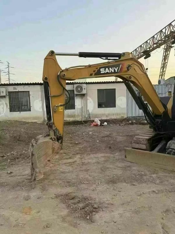 Χρησιμοποιούμενος 2023 SANY SY60 Mini Excavator 500 ώρες εργασίας Πλήρης συντήρηση για τοπίο