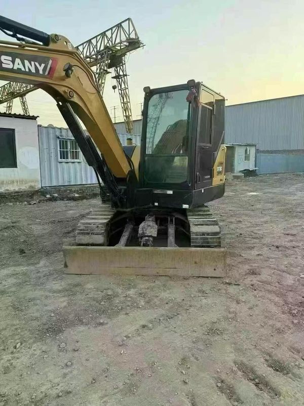 Χρησιμοποιούμενος 2023 SANY SY60 Mini Excavator 500 ώρες εργασίας Πλήρης συντήρηση για τοπίο
