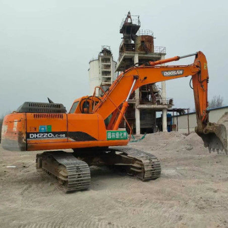 Ποιότητα Χρησιμοποιείται Doosan DH220-9E 22 τόνων Εκσκαφέας Πλήρης υπηρεσία Ιστορία Ορυχεία Κατασκευή Γήπεδα