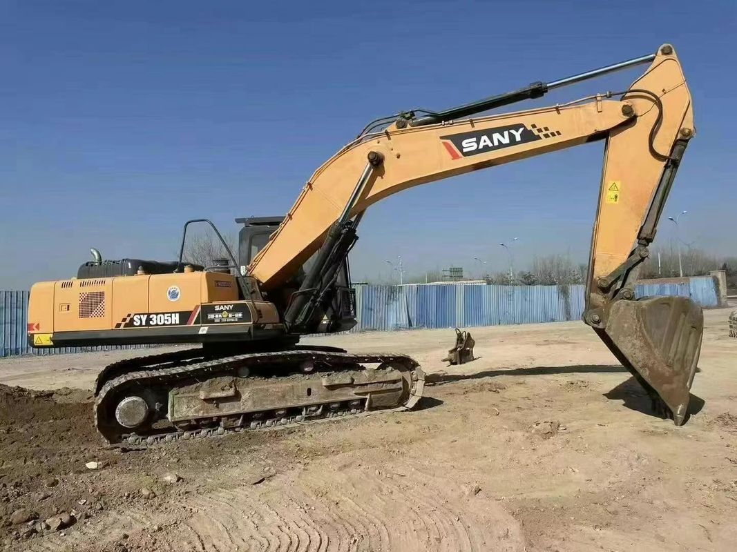 Χρησιμοποιούμενος εξορυκτής SANY 305H 30 5 τόνων Ιδανική εξυπηρέτηση Ορυχεία Κατασκευή Γήπεδα