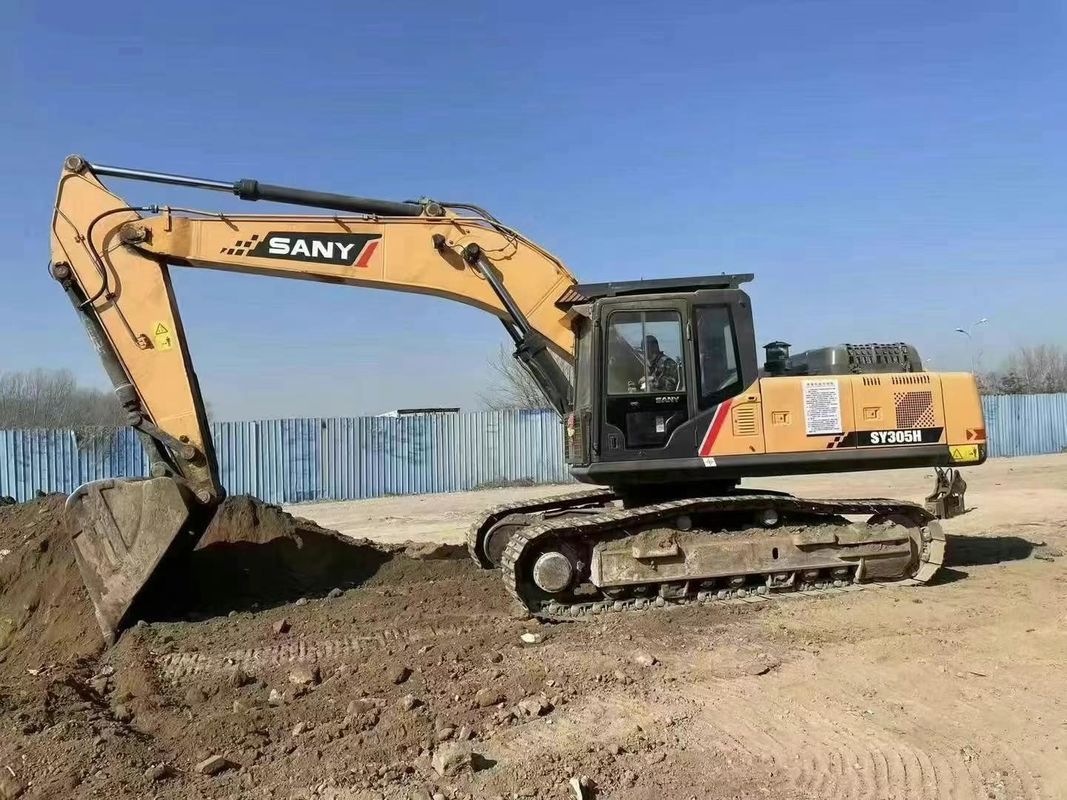 Χρησιμοποιούμενος εξορυκτής SANY 305H 30 5 τόνων Ιδανική εξυπηρέτηση Ορυχεία Κατασκευή Γήπεδα
