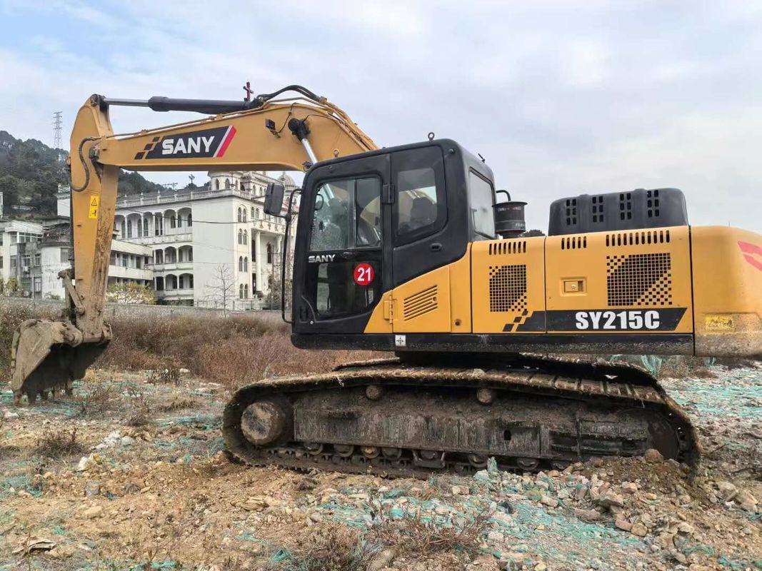 Χρησιμοποιούμενος 2019 SANY SY215-10 Εκσκαφέας 21Ton χωρητικότητα πλήρης υπηρεσίας Ιστορία Κατασκευή Ορυχεία