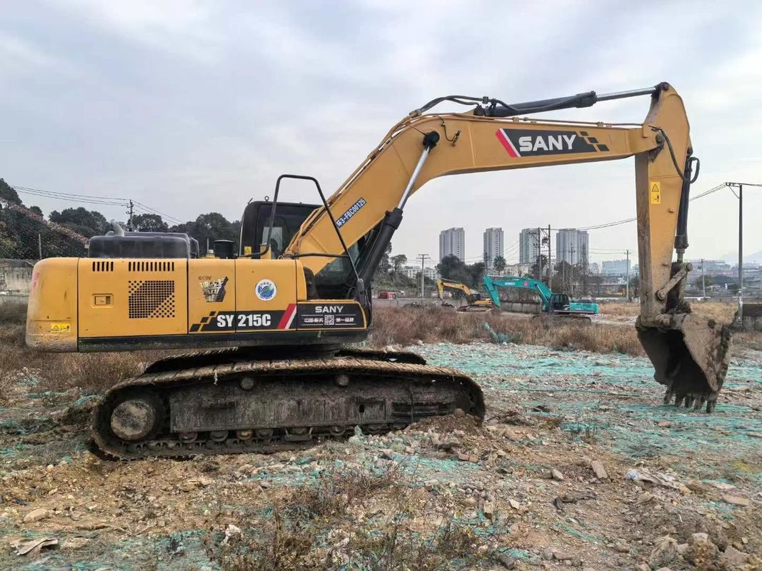 Χρησιμοποιούμενος 2019 SANY SY215-10 Εκσκαφέας 21Ton χωρητικότητα πλήρης υπηρεσίας Ιστορία Κατασκευή Ορυχεία