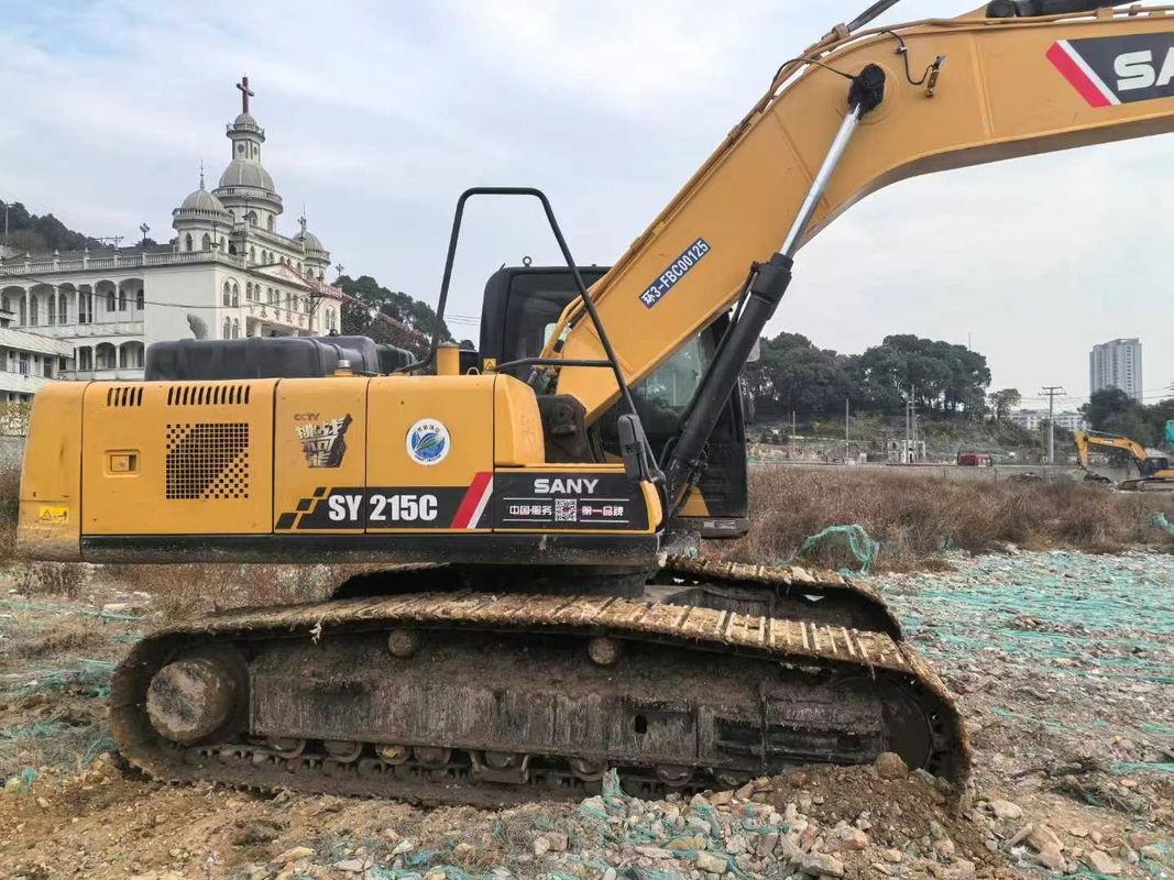 Χρησιμοποιούμενος 2019 SANY SY215-10 Εκσκαφέας 21Ton χωρητικότητα πλήρης υπηρεσίας Ιστορία Κατασκευή Ορυχεία