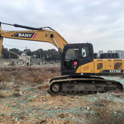 Χρησιμοποιούμενος 2019 SANY SY215-10 Εκσκαφέας 21Ton χωρητικότητα πλήρης υπηρεσίας Ιστορία Κατασκευή Ορυχεία