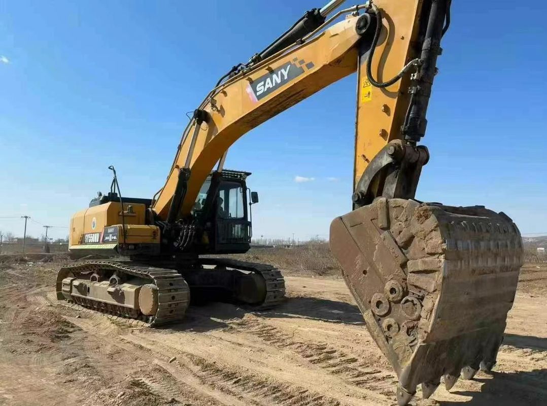 Χρησιμοποιούμενος εξορυκτής 55 τόνων 2020 SANY SY550HD με πλήρη εξυπηρέτηση CE ISO πιστοποιημένης απόδοσης