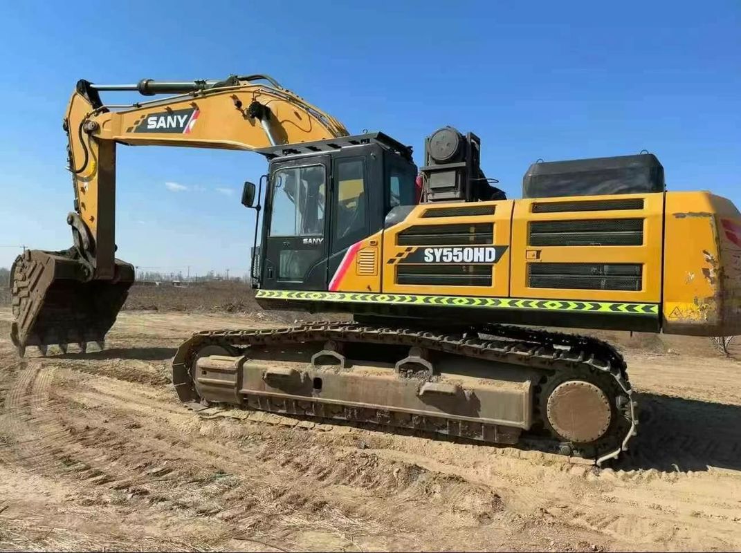 Χρησιμοποιούμενος εξορυκτής 55 τόνων 2020 SANY SY550HD με πλήρη εξυπηρέτηση CE ISO πιστοποιημένης απόδοσης
