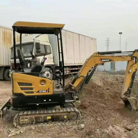 2021 SANY SY16C Συμπληκτικός μίνι εκσκαφέας 1,6 τόνων 3000 ωρών CE ISO Χρησιμοποιείται για τοπίο