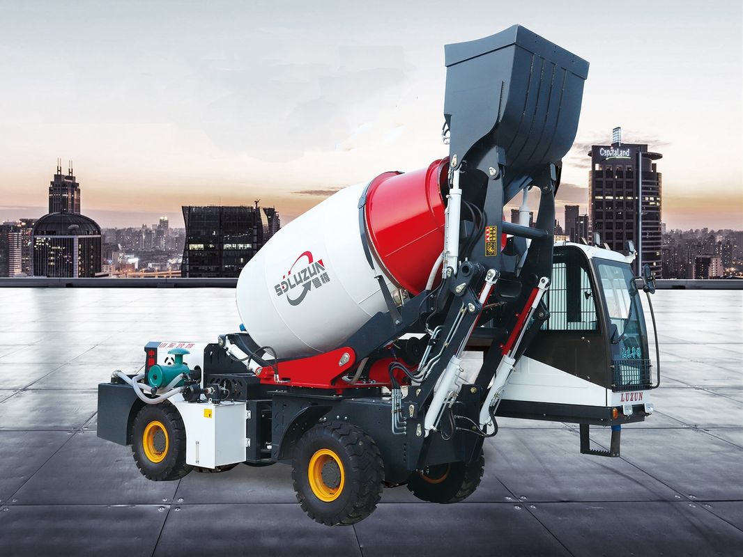 Luzun 8m3 Ready Mix Beton Mixer Truck Diesel Engine CE ISO Πιστοποιημένο υψηλής απόδοσης