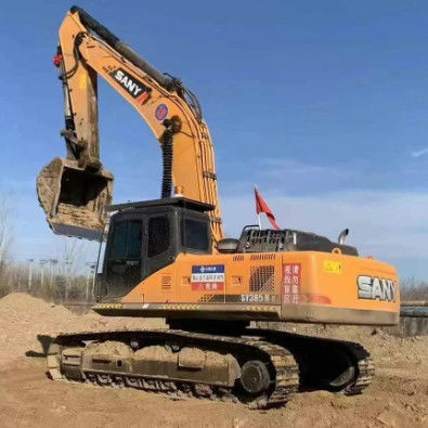 Χρησιμοποιούμενη εκσκαφέας SANY SY365H-9 36 τόνων πλήρης ιστορίας υπηρεσίας CE ISO για την κατασκευή ορυχείων