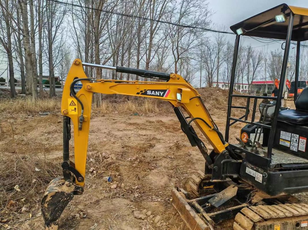 Χρησιμοποιούμενος SANY SY16C 1.6T Mini Excavator Full Service Ιδανικός για τοπίο και εργασίες κοινής ωφέλειας