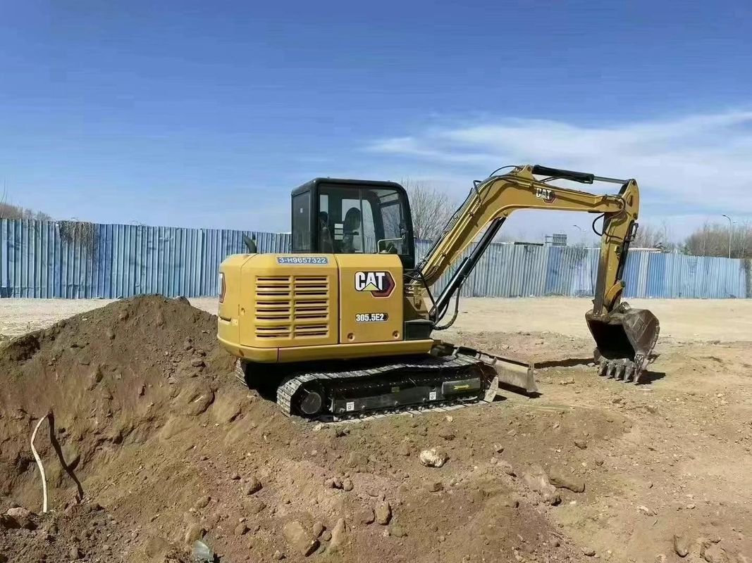 Χρησιμοποιούμενος CAT 305 Μίνι εξορυκτής Λιγότερες ώρες Επαλήθευση 1 έτος Εγγύηση CE Πιστοποιημένο Αξιόπιστο