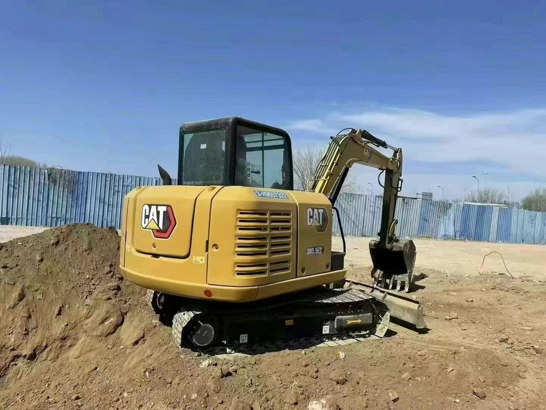 Χρησιμοποιούμενος CAT 305 Μίνι εξορυκτής Λιγότερες ώρες Επαλήθευση 1 έτος Εγγύηση CE Πιστοποιημένο Αξιόπιστο