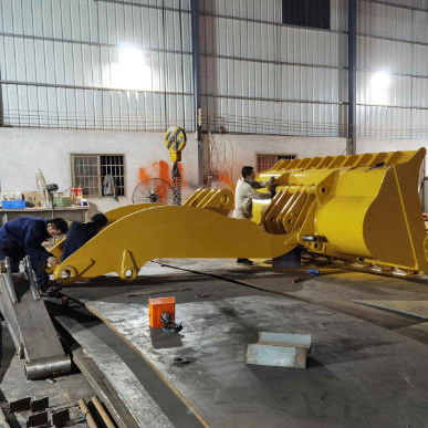 Προσαρμόστε Cat 980 Loader Boom 5.5m Bucket Excavator Τμήματα για την κατασκευή