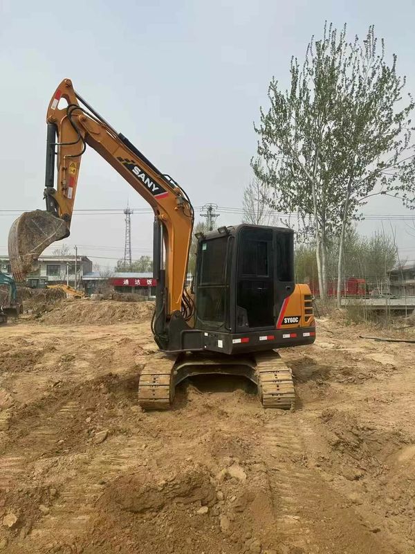 Χρησιμοποιήθηκε Sany 60C Excavator Λιγές ώρες Μεγάλη αξία Καλή κατάσταση έτοιμη για εξαγωγή