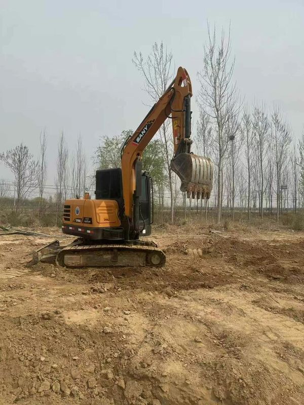 Χρησιμοποιήθηκε Sany 60C Excavator Λιγές ώρες Μεγάλη αξία Καλή κατάσταση έτοιμη για εξαγωγή
