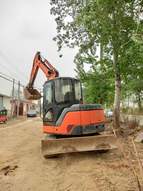 Χρησιμοποιούμενη εκσκαφέας Hitachi ZX75-US 7.5 τόνων Μίνι εκσκαφέας κατασκευαστικές μηχανές σε καλή κατάσταση