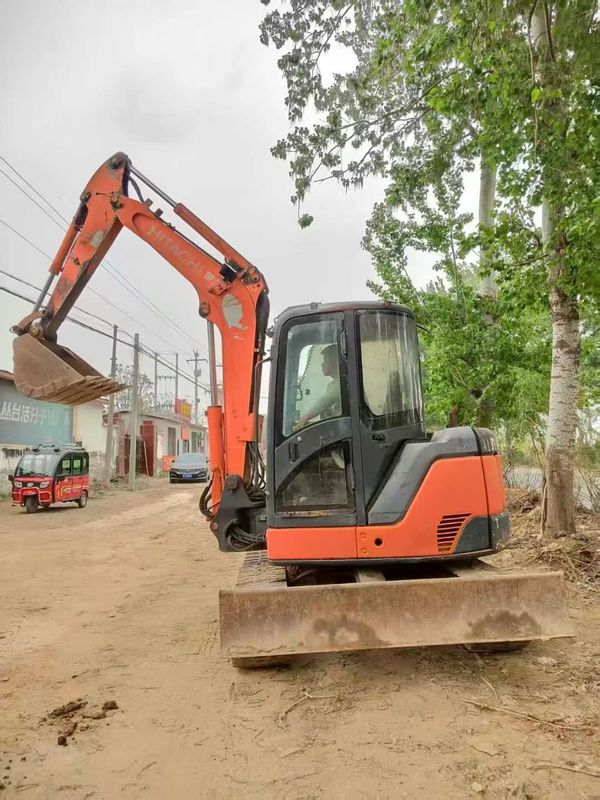 Χρησιμοποιούμενη εκσκαφέας Hitachi ZX75-US 7.5 τόνων Μίνι εκσκαφέας κατασκευαστικές μηχανές σε καλή κατάσταση