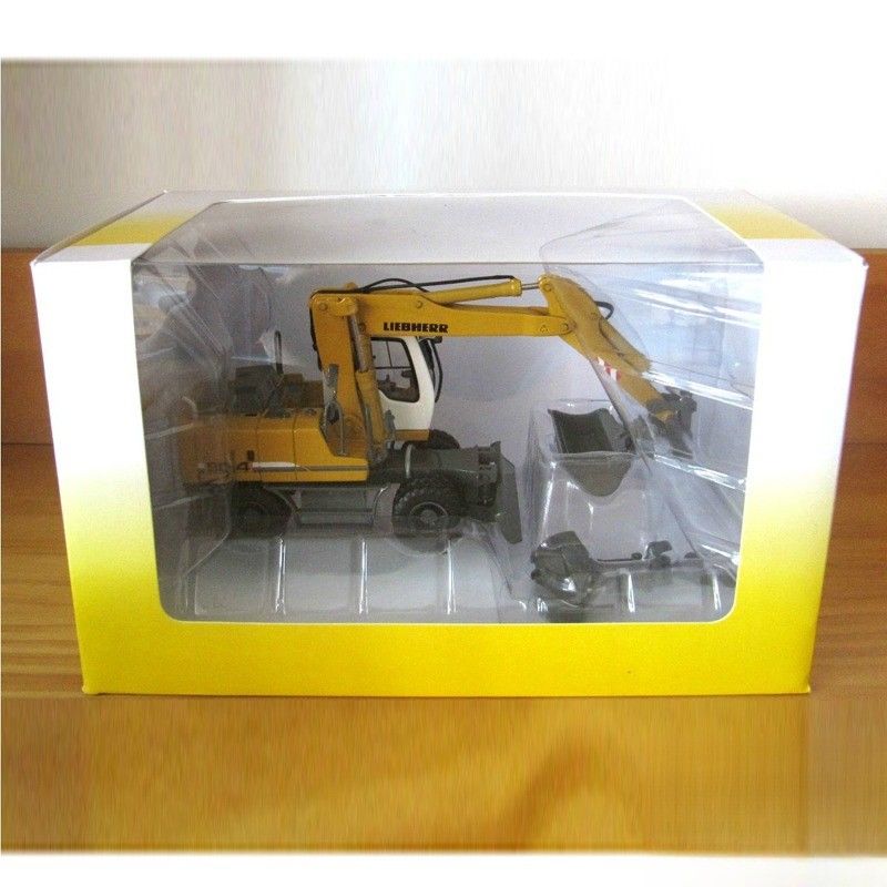 1/50 Liebherr A904C Τροχαίο εξορυκτικό μοντέλο πεταμένο μετάλλιο συλλεκτικό με κουβά 58004