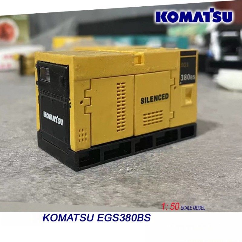 Komatsu EGS380BS 1/50 Μηχανή γεννήτριας κράματος μοντέλο κατασκευαστικών μηχανημάτων χύτευσης