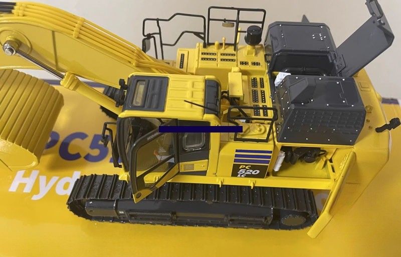 1/43 Κλίμακα Κομάτσου PC520LC-11M0 Σύνθετο μοντέλο εκσκαφέα πετσέτας - Αδειοδοτημένο συλλεκτικό