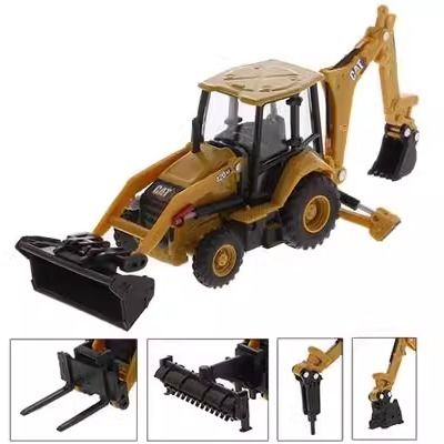 1/64 Κλίμακα Diecast Masters Βαρέων Μηχανημάτων Φορτωτής Εκσκαφέας Μοντέλο Οχήματος Κατασκευής από Κράμα 85765