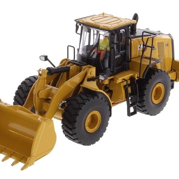 DM Νέο φορτιστή τροχών με κλίμακα 1/50 Φτυάρα από χυτομεταλλεύματα μοντέλο 85686 Οχήμα κατασκευής