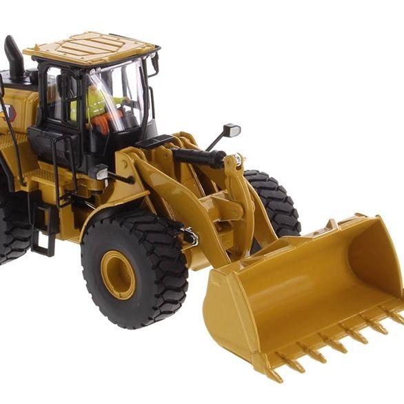 DM Νέο φορτιστή τροχών με κλίμακα 1/50 Φτυάρα από χυτομεταλλεύματα μοντέλο 85686 Οχήμα κατασκευής