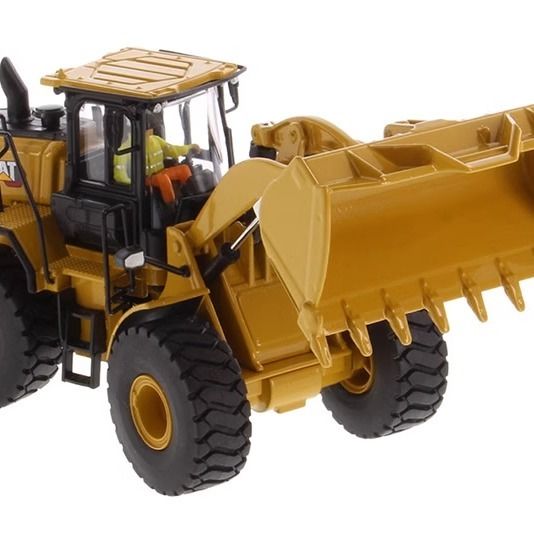 DM Νέο φορτιστή τροχών με κλίμακα 1/50 Φτυάρα από χυτομεταλλεύματα μοντέλο 85686 Οχήμα κατασκευής