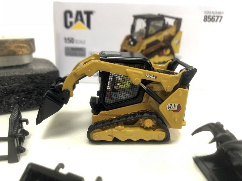 DM 259D3 Ερπυστριοφόρο Φορτωτή Skid Steer Μοντέλο Κράματος 1:50 Κλίμακα 85677 Τυπική Έκδοση