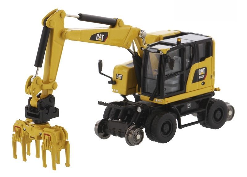 DM M323F Υδραυλικός Εκσκαφέας Τροχών Diecast Μοντέλο Μηχανικής 85656 1:87 με 2 Εργαλεία