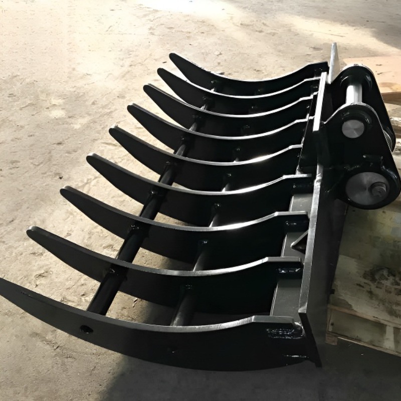 Υψηλής ποιότητας Custom PC100-6 10 τόνων Excavator Rake Bucket OEM Εγκατάσταση Κατασκευή